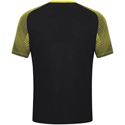 JAKO 6122K T-Shirt Performance Kids - Zwart/Zachtgeel - 116