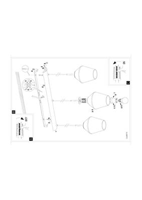Eglo HanglampMurmillo 3-lichts chroom met smoke - 96774