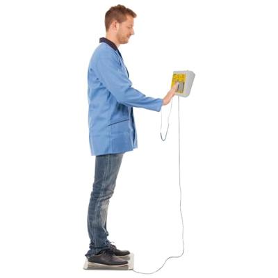 Wolfgang Warmbier PGT120 ESD-testapparatuur Aarding van personen Incl. voetplaat, Incl. fabriekscertificaat Wolfgang Warmbier PGT120 ESD-testapparatuur Aarding van personen Incl. voetplaat, Incl. fabriekscertificaat