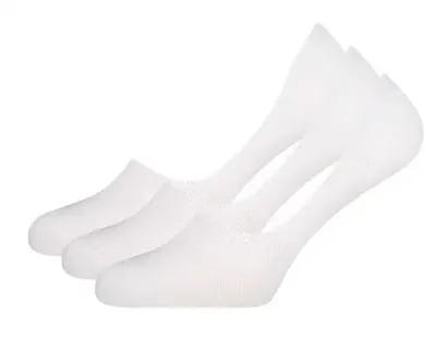 3-paar invisible Footies Mika - Met anti slip - Bamboe kousenvoetjes - Sokken voor in loafers