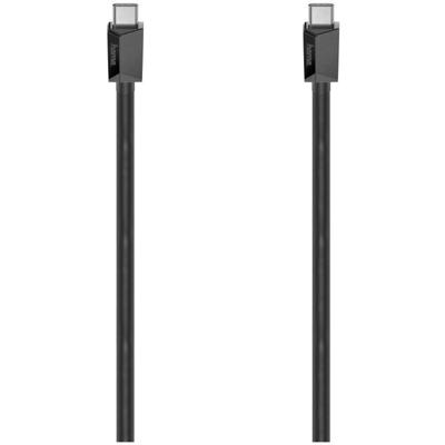 Hama USB-C-kabel Full-Featured, E-Marker, USB 3.2 Gen1, 5 Gbit/s, 0,75 m Kabel Zwart Hama USB-C-kabel Full-Featured, E-Marker, USB 3.2 Gen1, 5 Gbit/s, 0,75 m Kabel Zwart