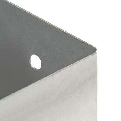 VidaXL Paalankers 4 st 91 mm gegalvaniseerd metaal VidaXL Paalankers 4 st 91 mm gegalvaniseerd metaal