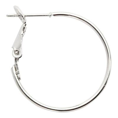 Creativ Company Oorbellen verzilverd, 8st.