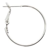 Creativ Company Oorbellen verzilverd, 8st. - thumbnail