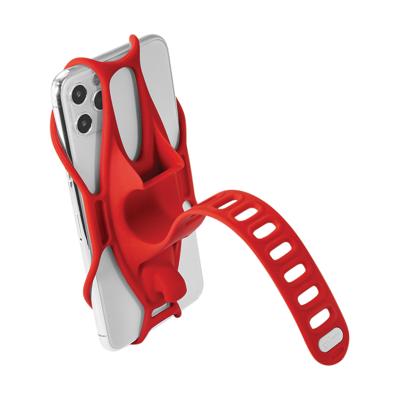Bone Sport telefoonhouder Tie 3 fiets 22 45 mm siliconen rood