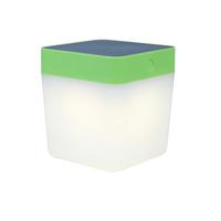 Lutec Table Cube LED-Solarlamp (groen) - thumbnail