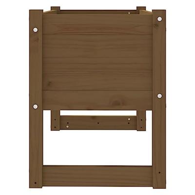 Plantenbak 78x40x52 cm massief grenenhout honingbruin Plantenbak 78x40x52 cm massief grenenhout honingbruin