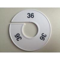 Maatring 11cm wit/zwart 36 - thumbnail