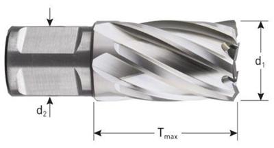 Rotec HSS Kernboor SILVER-LINE, weldon 19, ø20x30 - 536.2000W