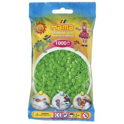Hama Strijkkralen 1000 Stuks Groen Fluor