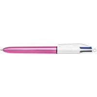 Pen Bic Shine Silver Wit Roze (12 Onderdelen) - thumbnail