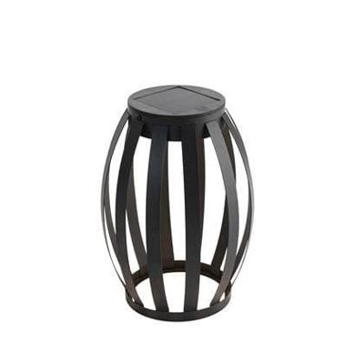 QAZQA Buiten tafellamp zwart 3-staps dimbaar solar en oplaadbaar - QAZQA Buiten tafellamp zwart 3-staps dimbaar solar en oplaadbaar -