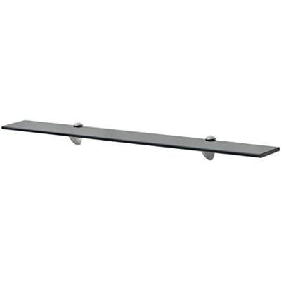 VidaXL Zwevend schap 80x10 cm 8 mm glas VidaXL Zwevend schap 80x10 cm 8 mm glas