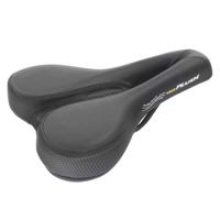 VELO saddle plush "deep channel" black - thumbnail