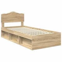 Bedframe Sonoma Eiken 75 x 190 cm Massief grenenhout - thumbnail