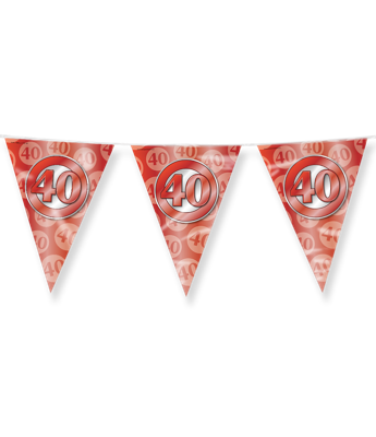 Paperdreams Party vlag 40 jaar getrouwd