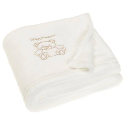 Playshoes fleece babydeken Beer Crème-100x150 cm