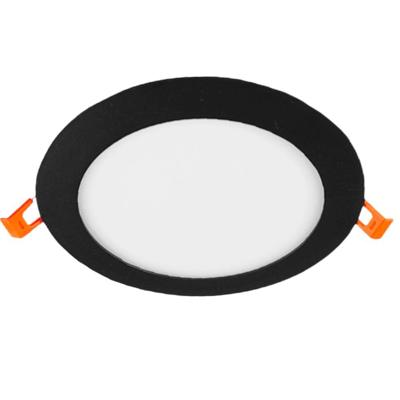 LED panel downlight 12W 3000K incl. driver zwart - LED2630 LED panel downlight 12W 3000K incl. driver zwart - LED2630