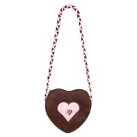 Pruik Joy zwart/bruin met hoofdband - thumbnail