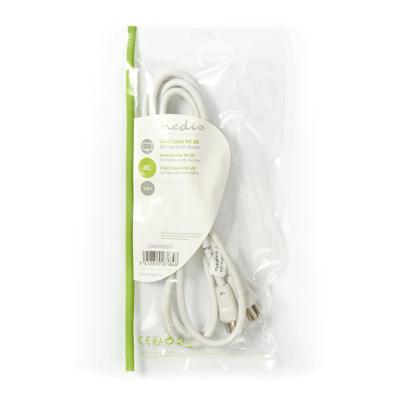 Coaxkabel 90 dB | IEC (Coax) Male - IEC (Coax) Female | 1,5 m | Wit