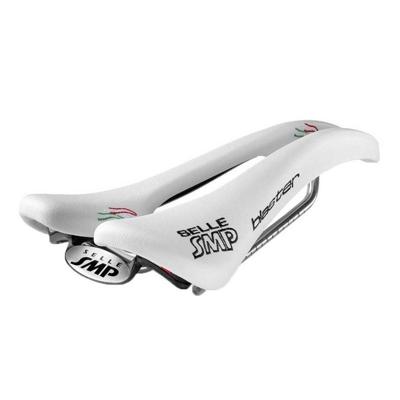 Selle SMP Smp zadel pro blaster wit met rvs rail