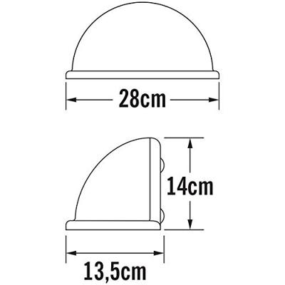 Wandlamp Torino Cambiano Zwart buitenverlichting konstmide 7326-750