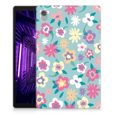 Lenovo Tab M10 HD (2de generatie) | Siliconen hoesje | Flower Power Lenovo Tab M10 HD (2de generatie) | Siliconen hoesje | Flower Power