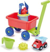 Ecoiffier bolderwagen met strandset - thumbnail