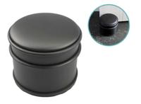 GS deurstopper mat zwart - 1 kg - Ø7,5 x 8 cm - thumbnail