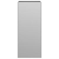 VidaXL Plantenbak 32x29x75 cm gegalvaniseerd staal zilverkleurig - thumbnail