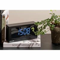 Karlsson - Table clock Boxed LED black - thumbnail