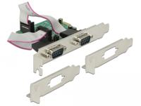 DeLOCK PCI Express Card > 2 x Serial RS-232 high speed 921K interface kaart - thumbnail