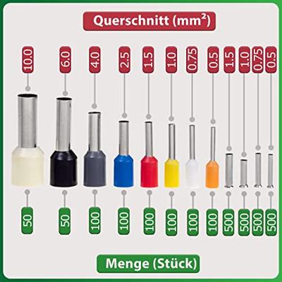 Quadrios 201711C002 Assortiment adereindhulzen Deels geïsoleerd Wit, Zwart, Grijs, Blauw, Rood, Geel, Wit, Oranje, Natuur 2700 stuk(s)