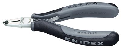 Knipex 64 62 120 ESD 64 62 120 ESD Elektronica en fijnmechanica Voorsnijder Met facet 120 mm