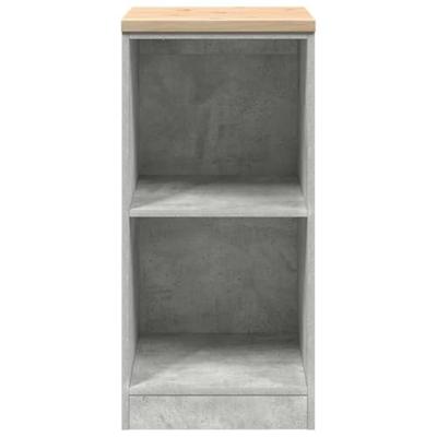 Garagekast 40x51x85 cm massief grenenhout betongrijs Garagekast 40x51x85 cm massief grenenhout betongrijs