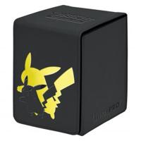 Pokémon Deckbox Alcove Elite Series Pikachu Zwart/Leer - thumbnail