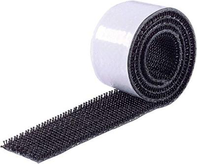 Binder Band 75763-H1 Klittenband Om vast te plakken Paddenstoel (l x b) 500 mm x 25 mm Zwart 1 stuk(s)