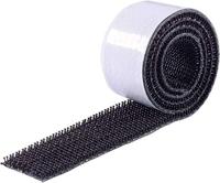 Binder Band 75763-H1 Klittenband Om vast te plakken Paddenstoel (l x b) 500 mm x 25 mm Zwart 1 stuk(s) - thumbnail
