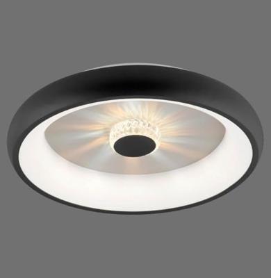 Just Light Ronde plafondlampVertigo zwart Ø 46,5cm - 14384-18