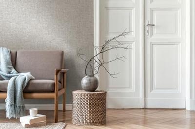 Livingwalls Smart Surfaces - Grijs - 395644