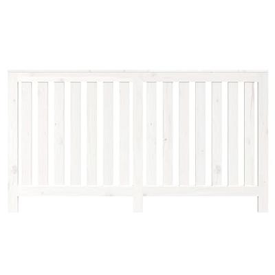 VidaXL Radiatorombouw 153x19x84 cm massief grenenhout wit