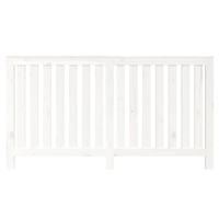 VidaXL Radiatorombouw 153x19x84 cm massief grenenhout wit - thumbnail