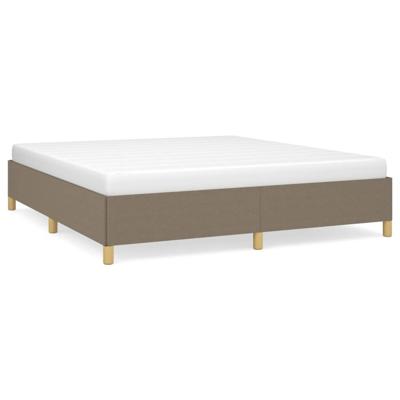 Bedframe zonder matras stof taupe 160x200 cm