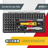 Wiha MicroBit-set ESD | assorti | 66-delig | incl. box - 39971 - 39971 - thumbnail
