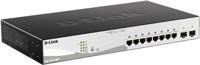 D-Link DGS-1210-10MP beheerd L2/L3 Gigabit Ethernet (10/100/1000) Energie over Ethernet (PoE) ondersteuning Zwarte Netwerkschakelaar, DGS-1210-10MP - thumbnail