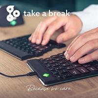 R-GO Tools Split Toetsenbord USB QWERTY, Engels Zwart Flexibel, Ergonomisch - thumbnail