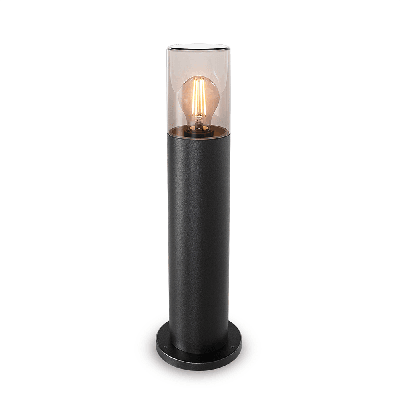 Blaze LED Sokkellamp buiten zwart - 45 cm - Padverlichting - E27 Fitting - Max. 15W - IP44 - Tuinlantaarn - Staande buitenlamp