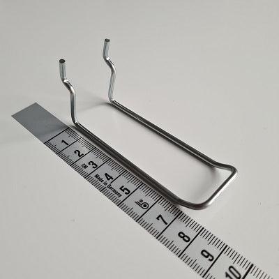 Boardhaak dubbel 80 mm 2,5mm 25/30mm
