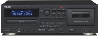 TEAC AD-850-SE CD/Cassette/USB Black EU/UK CD-speler Zwart USB, CD-speler TEAC AD-850-SE CD/Cassette/USB Black EU/UK CD-speler Zwart USB, CD-speler
