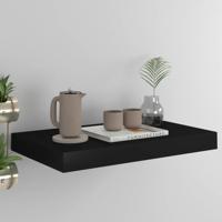 Wandschap zwevend 40x23x3,8 cm MDF zwart - thumbnail